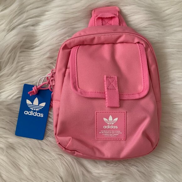 ADIDAS Utility Mini Sling Bag in Semi Pink Glow - Picture 1 of 5